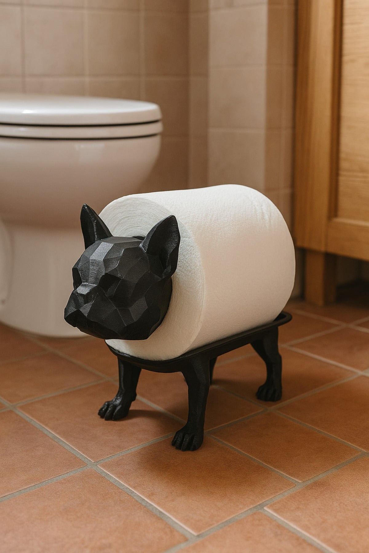 Decorative Toilet Paper Practical Home Decoration Bulldog 1