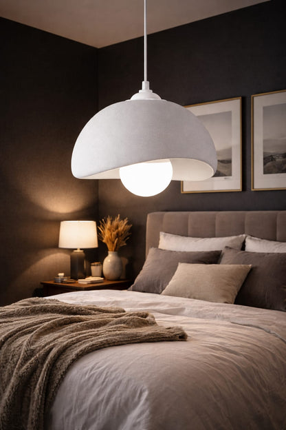 Rustic Scandinavian Series Concrete Look Pendant (Includes Gift Bulb)