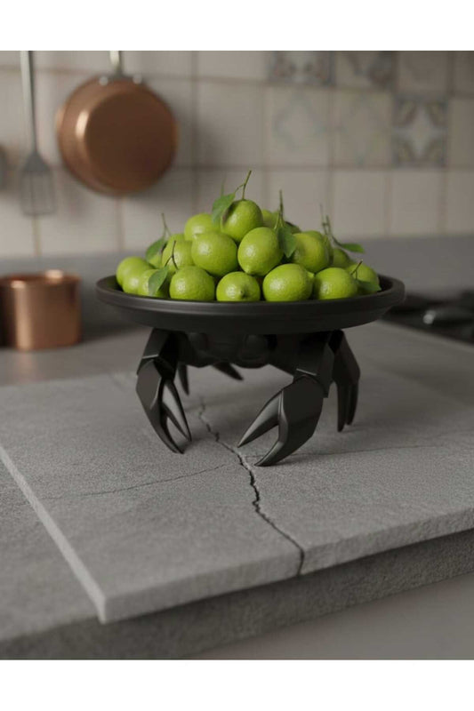 Decorative Crab Figure Black Practical Home Utensils Multi P