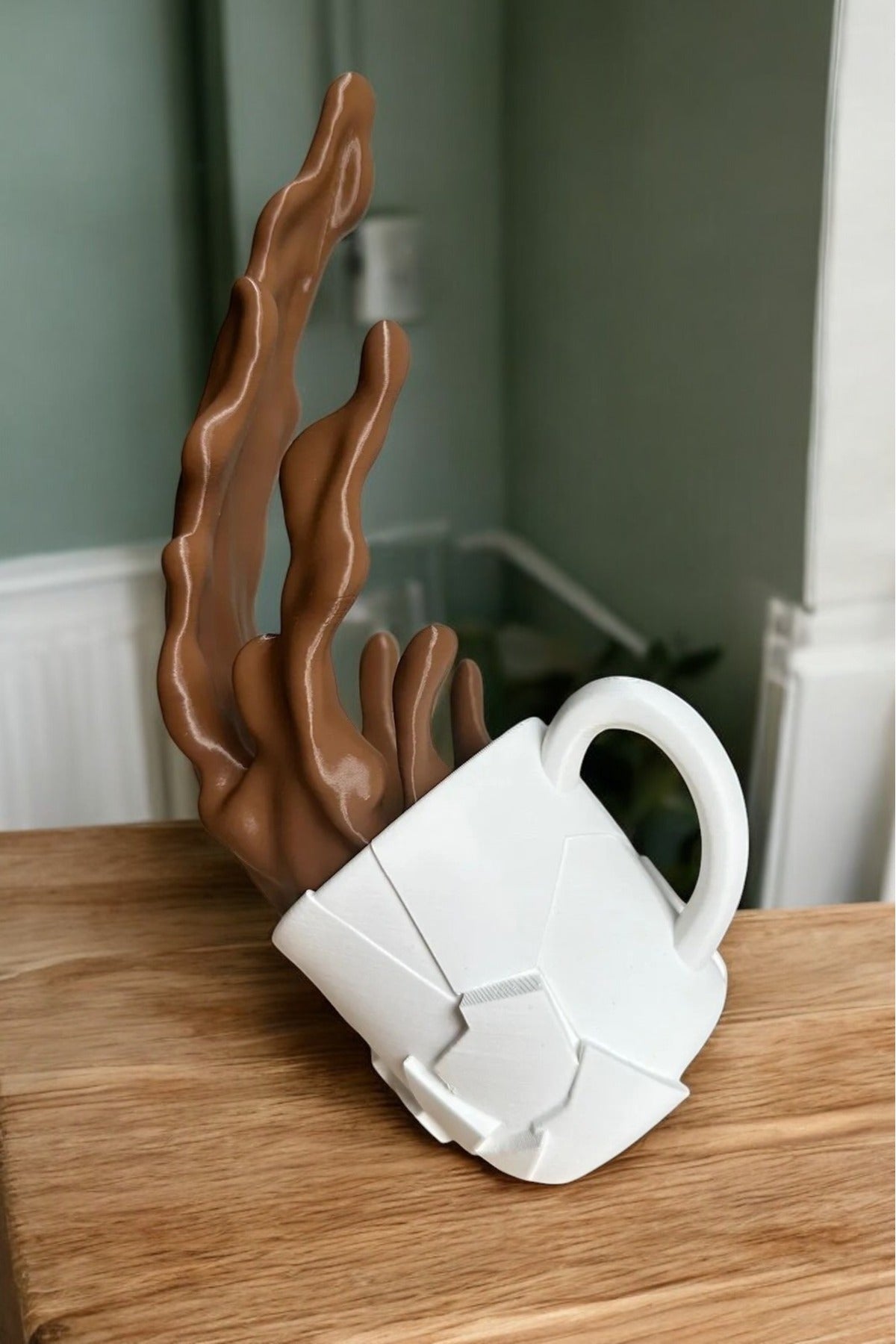 Spilled Coffee Figure Decorative Object Trinket Coffee Hot