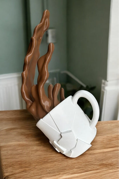 Spilled Coffee Figure Decorative Object Trinket Coffee Hot