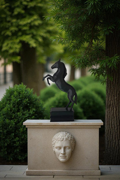 3D Decorative Rearing Horse Figure 20 cm Large Size Gift