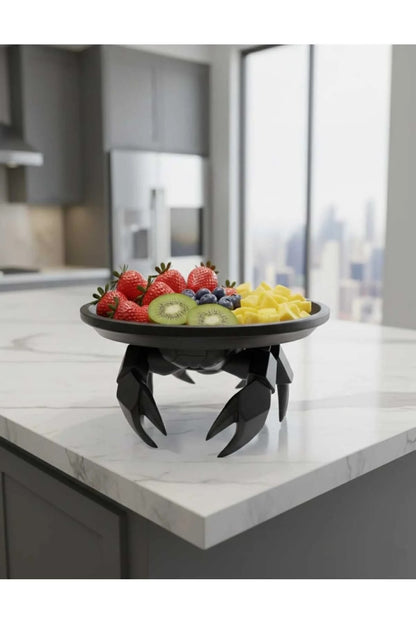 Decorative Crab Figure Black Practical Home Utensils Multi P