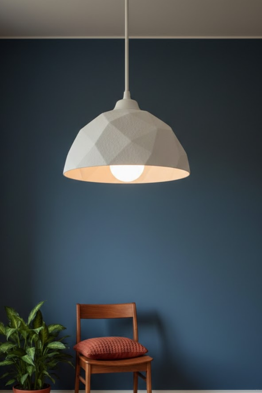 Modern Mosaic Pattern Special Concrete Look E27 Pendant Chandelier