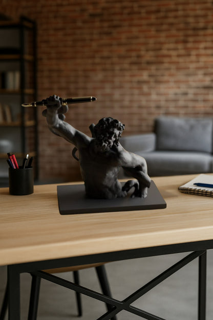 3D Decorative Antique Pen Holder Statue Avant-garde Office