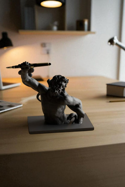 3D Decorative Antique Pen Holder Statue Avant-garde Office
