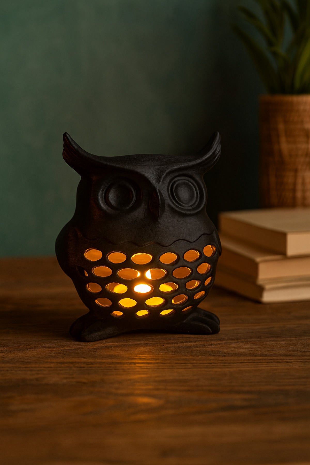 3D Decorative Owl Candle Holder, Tealight Holder, Bohemian