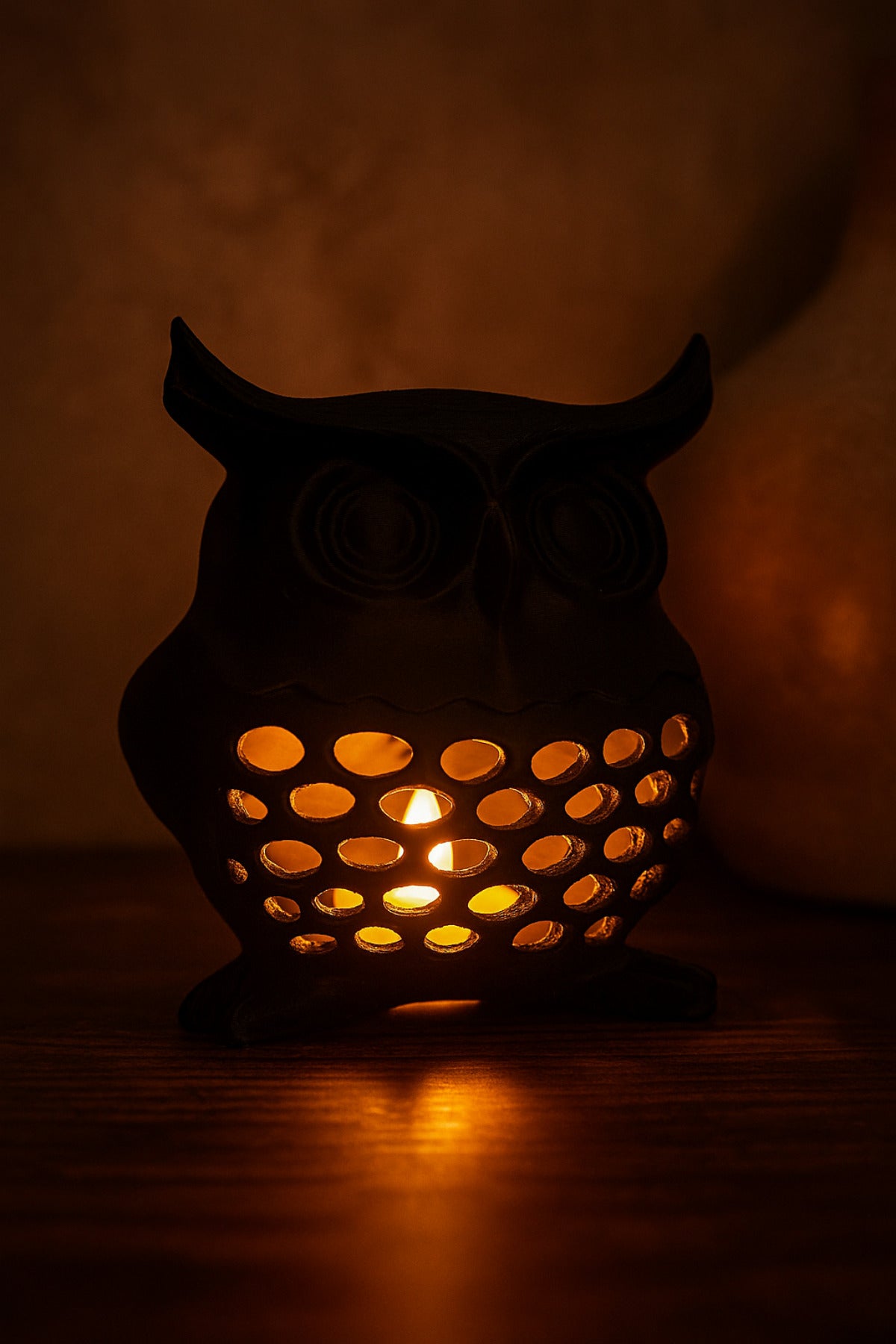3D Decorative Owl Candle Holder, Tealight Holder, Bohemian
