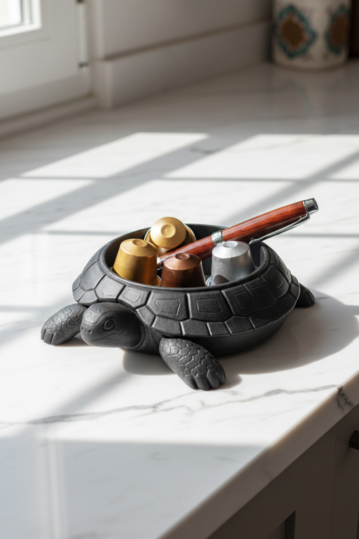 3D Decorative Turtle Organizer Multi-Purpose Deskto