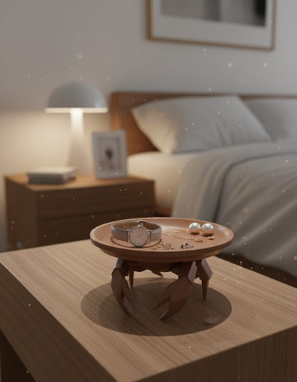 3D Decorative Crab Figure Brown Practical Home Utens