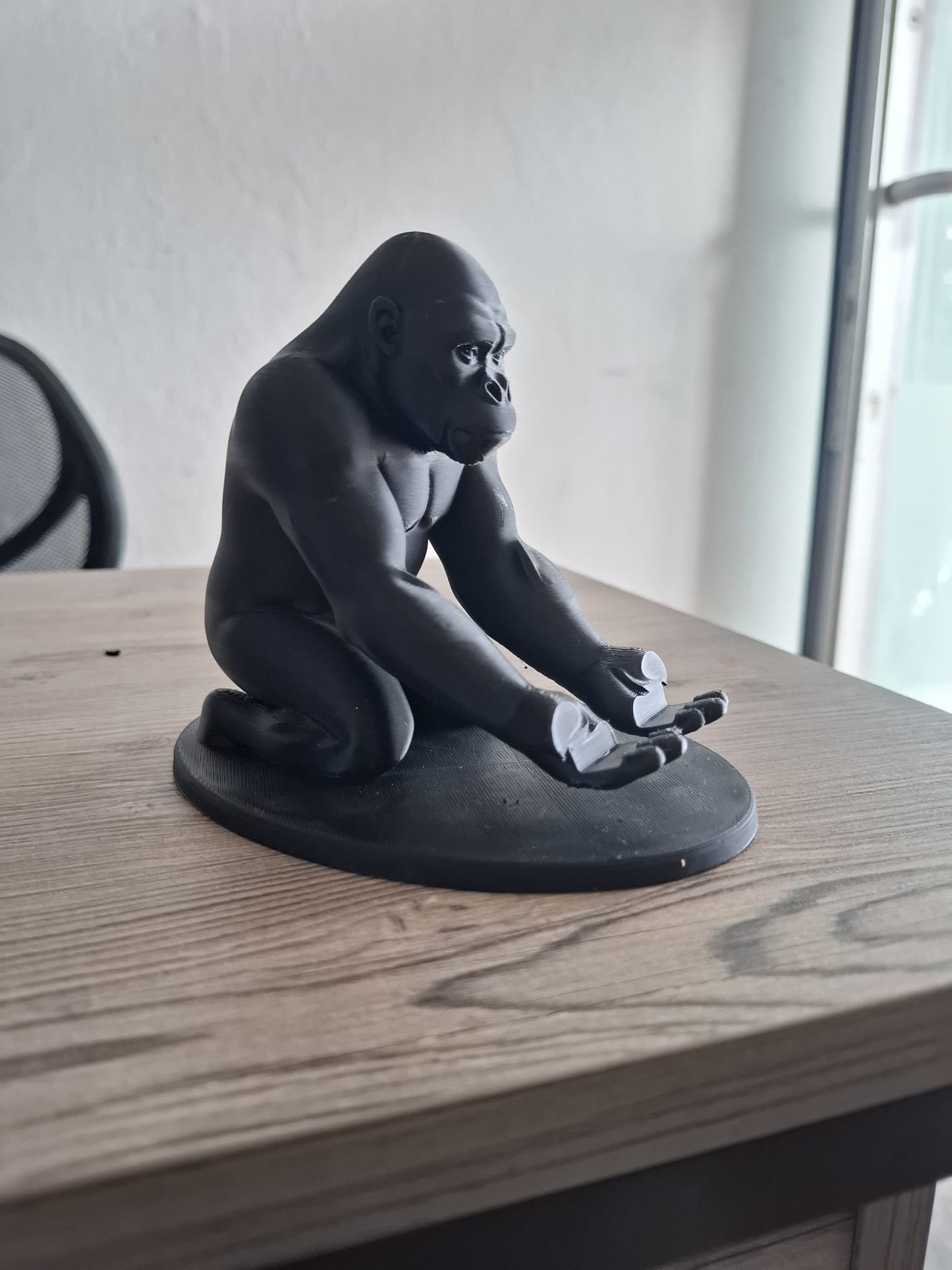 3D Black Gorilla Figured Decorative Phone, Tablet Stand,
