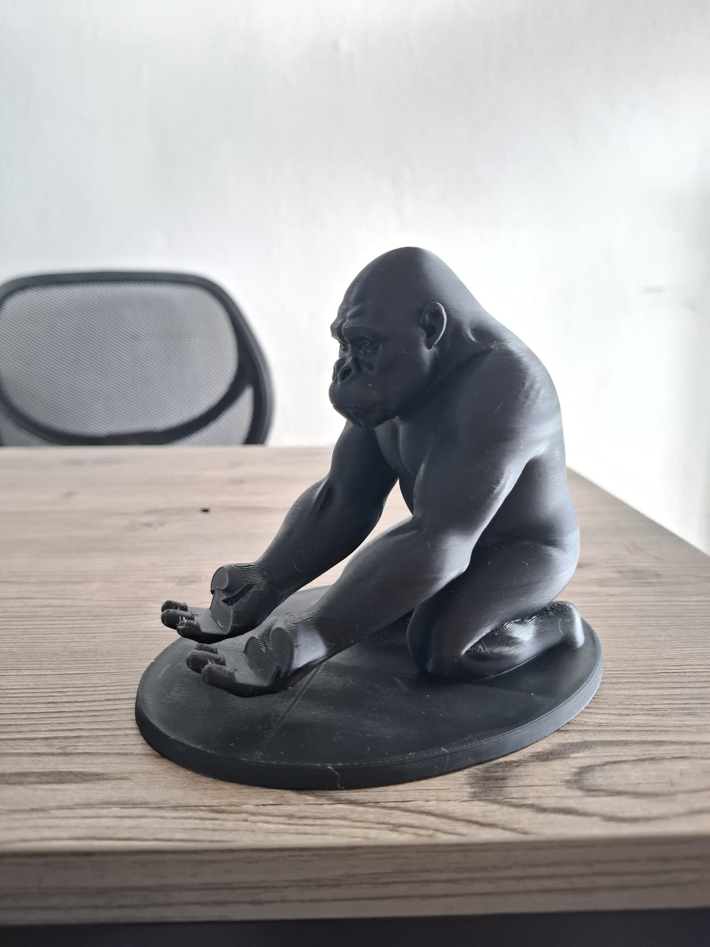 3D Black Gorilla Figured Decorative Phone, Tablet Stand,