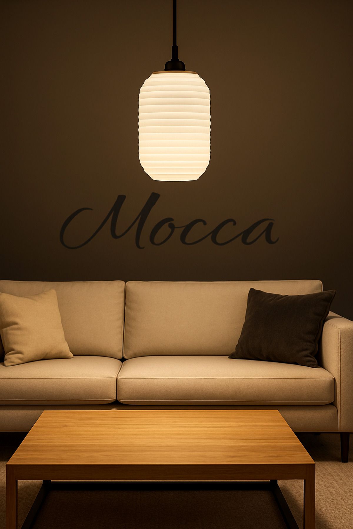 Decorative Chandelier Mocca Series, Home Office Patio Kitchen 20 cm