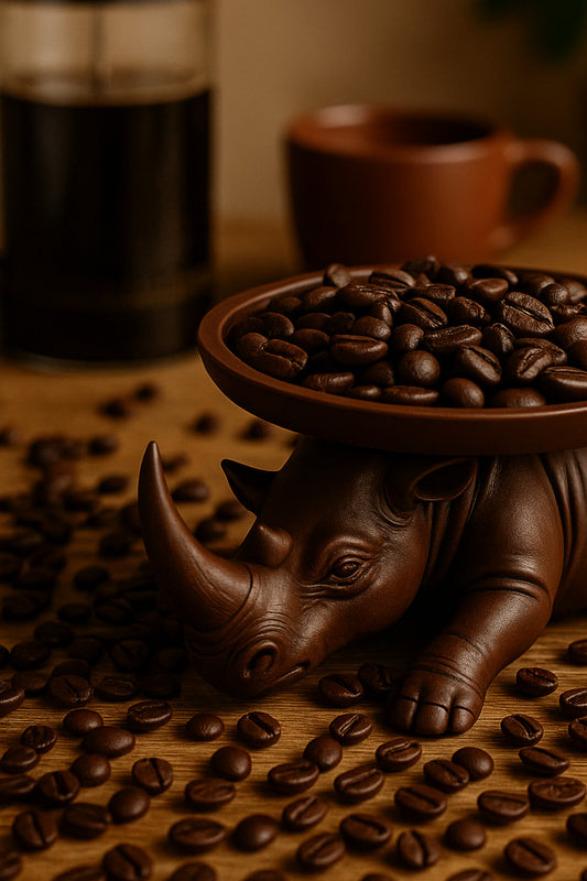 Decorative Rhino Server Multi-Purpose Practical Home Go