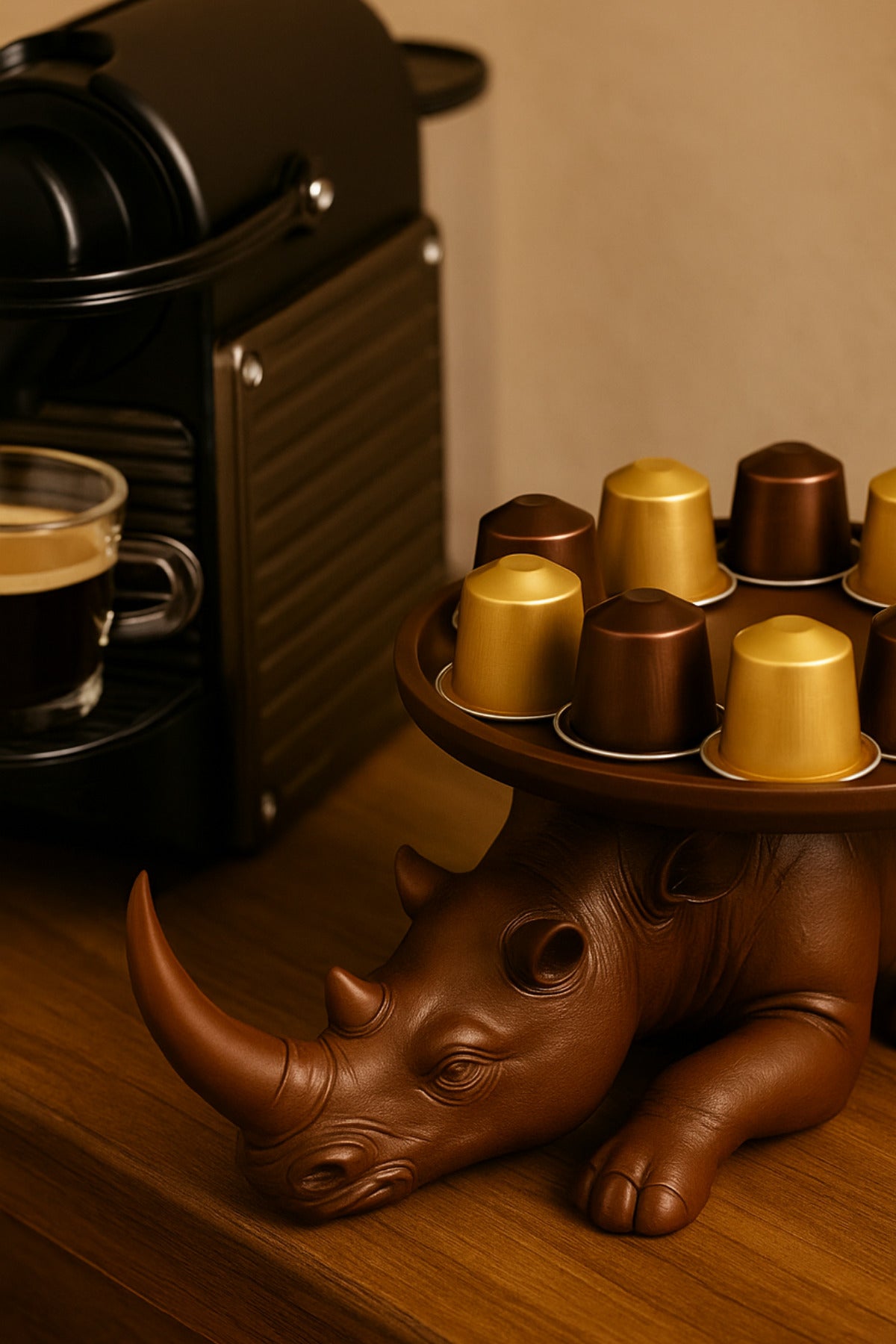 Decorative Rhino Server Multi-Purpose Practical Home Go