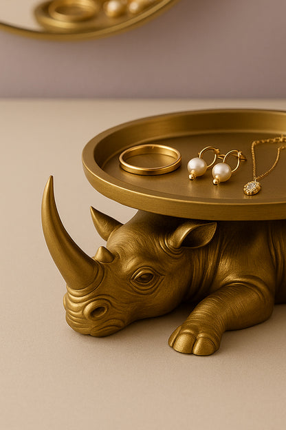 Decorative Design Gold Rhino Presentation Note Practical Go