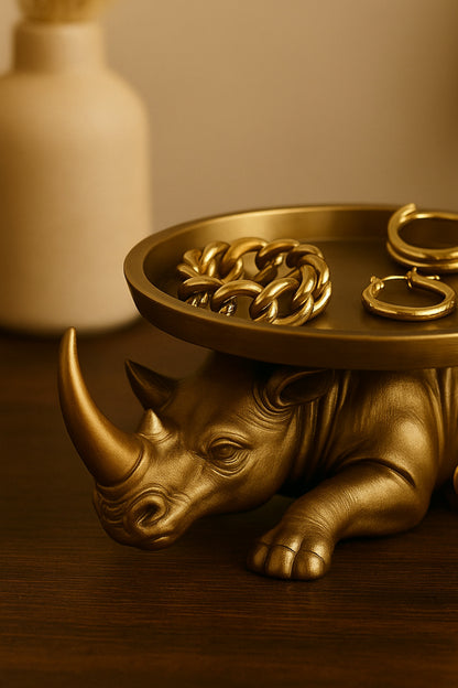 Decorative Design Gold Rhino Presentation Note Practical Go
