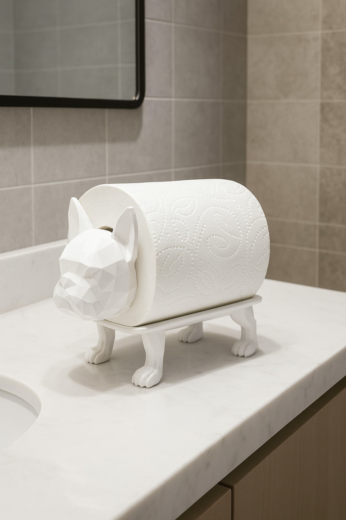 Decorative Toilet Paper Practical Home Decoration Bulldog 1