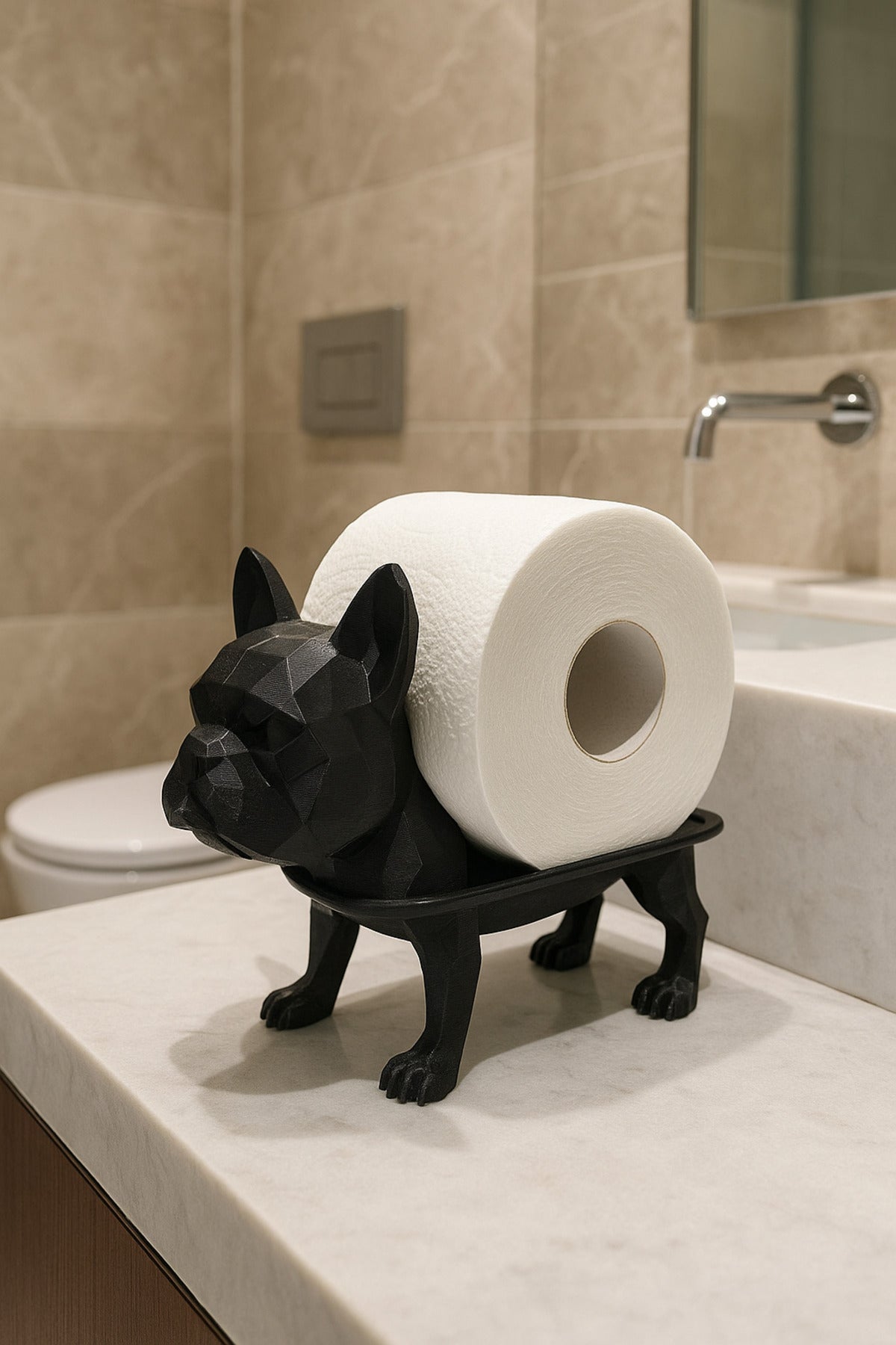 Decorative Toilet Paper Practical Home Decoration Bulldog 1