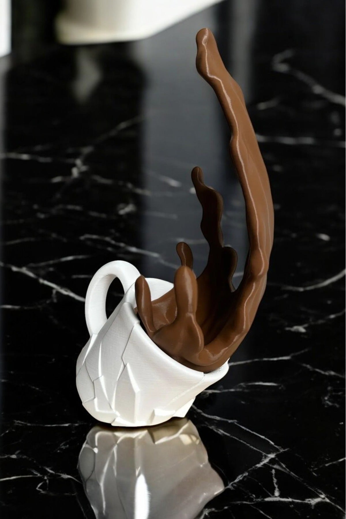 Spilled Coffee Figure Decorative Object Trinket Coffee Hot