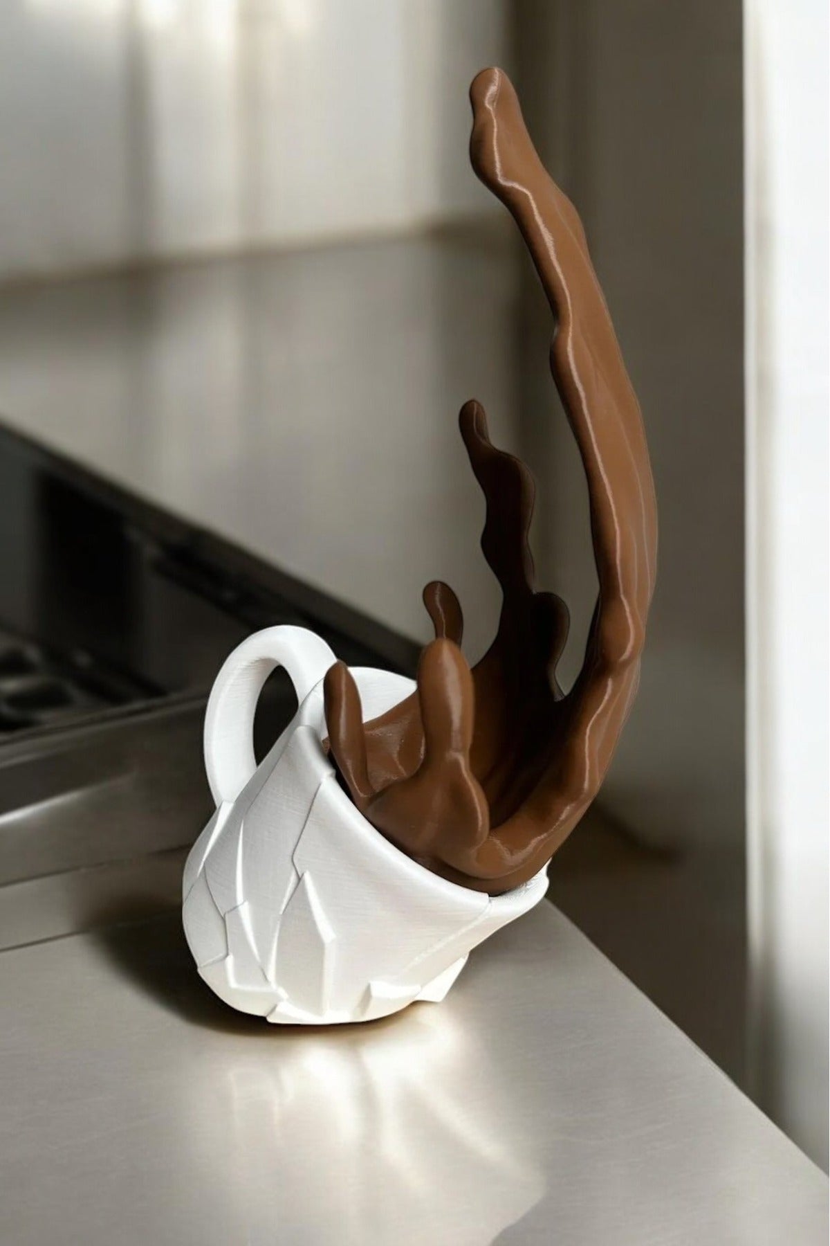 Spilled Coffee Figure Decorative Object Trinket Coffee Hot