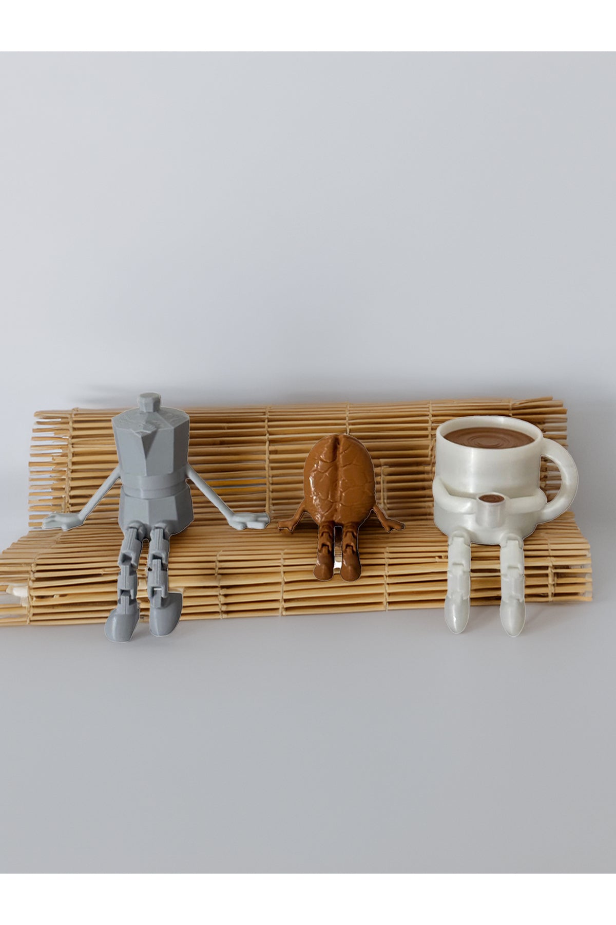 Coffee Corner Cute Trinket Set of 3, Coffee Bean, Co